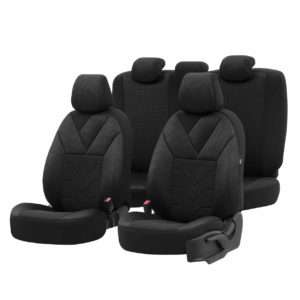 ΚΑΛΥΜΜΑΤΑ ΚΑΘΙΣΜΑΤΩΝ OTOM RUBY 1202 GREY/BLACK ΜΑΥΡΟ/ΓΚΡΙ ΣΚΟΥΡΟ ΛΙΝΟ & ΔΕΡΜΑΤΙΝΗ SETΑΜΙΟ – 1 σετ.