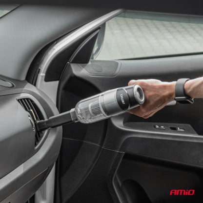 ΗΛΕΚΤΡΙΚΟ ΣΚΟΥΠΑΚΙ ΧΕΙΡΟΣ ΑΣΥΡΜΑΤΟ 70W ΜΕ 6 ΑΚΡΟΦΥΣΙΑ ΚΑΘΑΡΙΣΜΟΥ ΚΑΙ ΚΑΛΩΔΙΟ USB-C AMIO - 1 Τεμ.