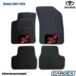 Daewoo Rexton 2001-2016 Μαρκέ Πατάκια Αυτοκινήτου μοκέτα Eco-Line 4τμχ της Cardex