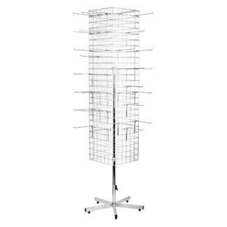 STAND ΜΕΤΑΛΛΙΚΟ ΜΕ ΠΛΕΓΜΑ 4 ΟΨΕΩN ΚΑΙ ΡΟΔΑΚΙΑ 175x31cm AMIO - 1 Τεμ.