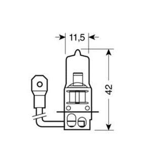 H3 BLU-XE 12V/55W 42mm 4.150Κ