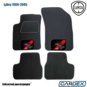 Lancia Lybra 1999-2005 Μαρκέ Πατάκια Αυτοκινήτου μοκέτα Eco-Line 4τμχ της Cardex