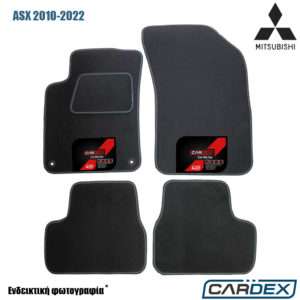 Mitsubishi ASX 2010-2022 Μαρκέ Πατάκια Αυτοκινήτου μοκέτα Eco-Line 4τμχ της Cardex