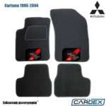 Mitsubishi Carisma 1995-2004 Μαρκέ Πατάκια Αυτοκινήτου μοκέτα Eco-Line 4τμχ της Cardex