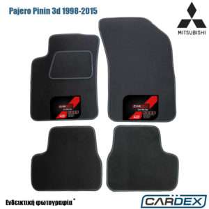 Mitsubishi Pajero Pinin 3θυρο 1998-2015 Μαρκέ Πατάκια Αυτοκινήτου μοκέτα Eco-Line 4τμχ της Cardex