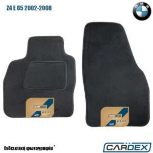 BMW Z4 E85 2002-2008 Μαρκέ Πατάκια Αυτοκινήτου μοκέτα Velourtec™ 2τμχ της Cardex