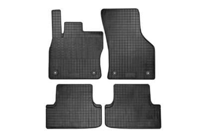 ΜΑΡΚΕ ΠΑΤΑΚΙΑ ΣΕ ΣΚΑΦΗ ΛΑΣΤΙΧΟ ΓΙΑ AUDI A3 2012-2020 / SEAT LEON 2013-2017 / VW GOLF 7 2012-2020 ΣΕ ΜΑΥΡΟ ΧΡΩΜΑ ΜΕ ΚΟΥΜΠΩΜΑΤΑ CIK - 4 ΤΕΜ.