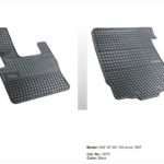 Λαστιχένια πατάκια Frogum για φορτηγά DAF XF95 / XF105 - 2τμχ.