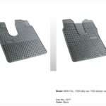 Λαστιχένια πατάκια Frogum για φορτηγό MAN TGL / TGM DAILY CAB / TGS SLEEPING CAB - 2 τμχ. (2005+)