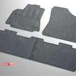 Cik -  ΠΑΤΑΚΙΑ ΣΕ ΣΚΑΦΗ ΛΑΣΤΙΧΟ ΓΙΑ CITROEN BERLINGO 5ΘΕΣΙΟ / PEUGEOT PARTNER 5ΘΕΣΙΟ 2008-2015 / 2015-2018 ΣΕ ΜΑΥΡΟ ΧΡΩΜΑ ΜΕ ΚΟΥΜΠΩΜΑΤΑ - 4 ΤΕΜ. (RM.CI.0014/CK)