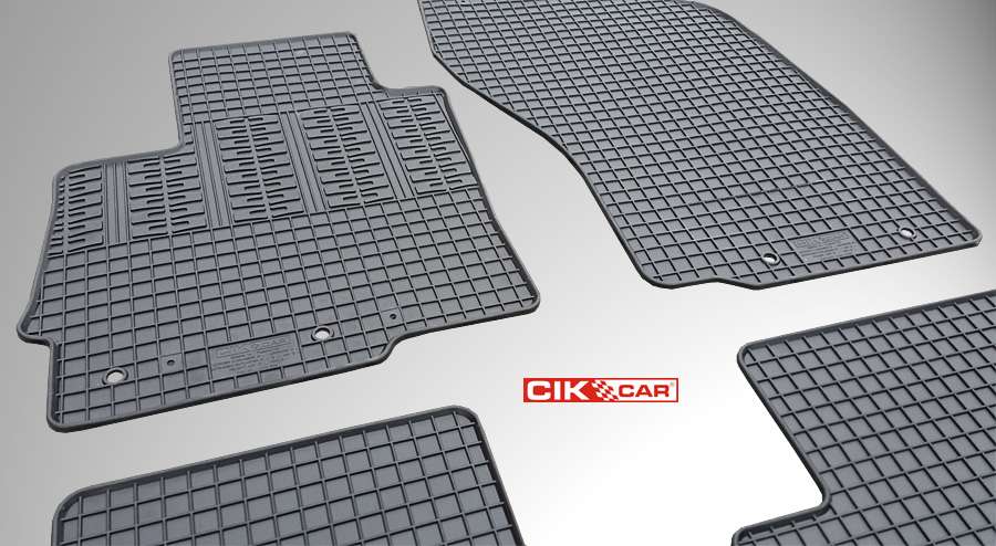 ΜΑΡΚΕ ΠΑΤΑΚΙΑ ΣΕ ΣΚΑΦΗ ΛΑΣΤΙΧΟ ΓΙΑ CITROEN C4 AIRCROSS 2010-2017 / PEUGEOT 4008 2012-2016 / MITSUBISHI ASX 2010-2012 ΣΕ ΜΑΥΡΟ ΧΡΩΜΑ ΜΕ ΚΟΥΜΠΩΜΑΤΑ CIK - 4 ΤΕΜ.
