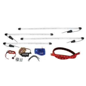 ΣΩΛΗΝΕΣ UNDERCAR LED MULTICOLOUR 2x95cm &amp; 2x125cm – 1 kit.