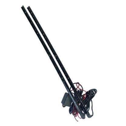 ΛΑΜΠΕΣ 12V 40CM ΚΟΚΚΙΝΕΣ ΜΕ FLASH