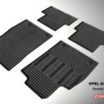 Cik - ΜΑΡΚΕ ΠΑΤΑΚΙΑ ΣΕ ΣΚΑΦΗ ΛΑΣΤΙΧΟ ΓΙΑ CHEVROLET CRUZE 2008-2016 / OPEL ASTRA J 2009-2016 ΣΕ ΜΑΥΡΟ ΧΡΩΜΑ ΜΕ ΚΟΥΜΠΩΜΑΤΑ - 4 ΤΕΜ. (RM.CH.0001/CK)