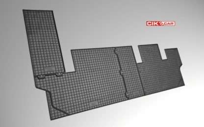 ΜΑΡΚΕ ΠΑΤΑΚΙΑ ΣΕ ΣΚΑΦΗ ΛΑΣΤΙΧΟ ΓΙΑ PEUGEOT EXPERT 2006-2016 / CITROEN JUMPY 2006-2016 / FIAT SCUDO 2006-2016 / TOYOTA PROACE 2013-2016 ΣΕ ΜΑΥΡΟ ΧΡΩΜΑ ΜΕ ΚΟΥΜΠΩΜΑΤΑ CIK - 3 ΤΕΜ.