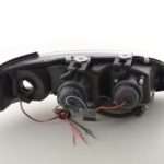 Φανάρια εμπρός angel eyes για Honda Civic 2/3 πορτο (1992-1995) - chrome , με λάμπες (Η1) - σετ 2τμχ.