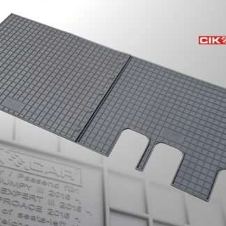 ΜΑΡΚΕ ΠΑΤΑΚΙΑ ΣΕ ΣΚΑΦΗ ΛΑΣΤΙΧΟ ΓΙΑ CITROEN JUMPY 2016+ / PEUGEOT EXPERT 2016+ / TOYOTA PROACE 2016+ (2Η ΣΕΙΡΑ ΚΑΘΙΣΜΑΤΩΝ) ΣΕ ΜΑΥΡΟ ΧΡΩΜΑ ΧΩΡΙΣ ΚΟΥΜΠΩΜΑΤΑ CIK - 2 ΤΕΜ.