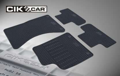 ΜΑΡΚΕ ΠΑΤΑΚΙΑ ΣΕ ΣΚΑΦΗ ΛΑΣΤΙΧΟ ΓΙΑ AUDI Q5 2008-2017 ΣΕ ΜΑΥΡΟ ΧΡΩΜΑ ΜΕ ΚΟΥΜΠΩΜΑΤΑ CIK - 4 ΤΕΜ.