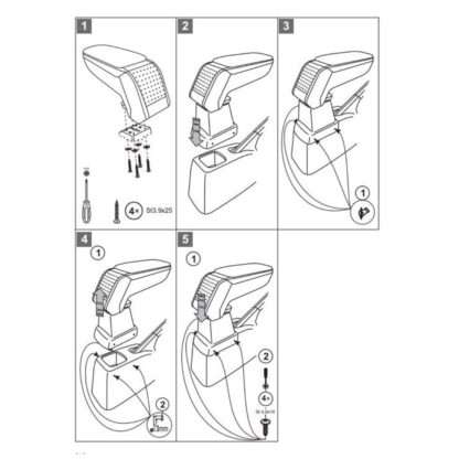 ΤΕΜΠΕΛΗΣ ΑΥΤΟΚΙΝΗΤΟΥ ARMSTER S ΓΙΑ MAZDA 2 2015> /MAZDA CX-3 2015+ ΣΕ ΜΑΥΡΟ ΧΡΩΜΑ RATI - 1 ΤΕΜ.