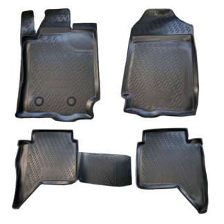 ΜΑΡΚΕ ΠΑΤΑΚΙΑ ΣΕ ΣΚΑΦΗ TPE ΛΑΣΤΙΧΟ ΓΙΑ FORD RANGER 4D 2011+ ΣΕ ΜΑΥΡΟ ΧΡΩΜΑ NOVLINE - 4 ΤΕΜ.