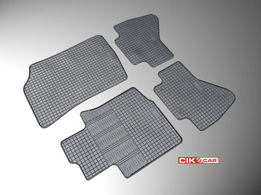 ΜΑΡΚΕ ΠΑΤΑΚΙΑ ΣΕ ΣΚΑΦΗ ΛΑΣΤΙΧΟ ΓΙΑ CITROEN C1 / PEUGEOT 107 / TOYOTA AYGO 2005-2014 ΣΕ ΜΑΥΡΟ ΧΡΩΜΑ ΧΩΡΙΣ ΚΟΥΜΠΩΜΑΤΑ CIK - 4 ΤΕΜ.