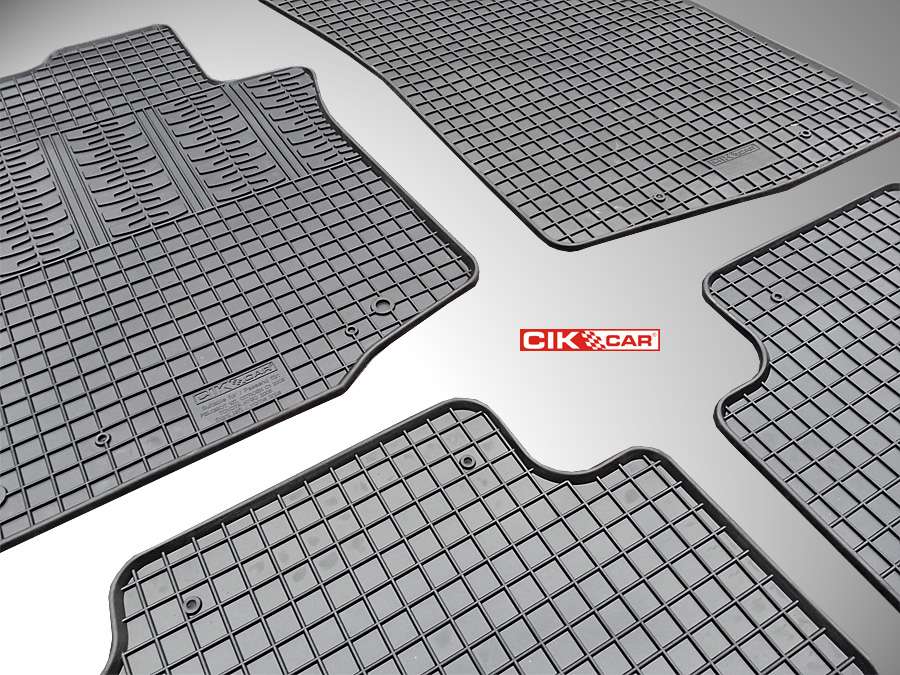 ΜΑΡΚΕ ΠΑΤΑΚΙΑ ΣΕ ΣΚΑΦΗ ΛΑΣΤΙΧΟ ΓΙΑ CITROEN C1 / PEUGEOT 107 / TOYOTA AYGO 2005-2014 ΣΕ ΜΑΥΡΟ ΧΡΩΜΑ ΧΩΡΙΣ ΚΟΥΜΠΩΜΑΤΑ CIK - 4 ΤΕΜ.