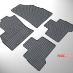 Cik - ΜΑΡΚΕ ΠΑΤΑΚΙΑ ΣΕ ΣΚΑΦΗ ΛΑΣΤΙΧΟ ΓΙΑ CITROEN NEMO MULTISPACE / PEUGEOT BIPPER TEPEE / FIAT QUBO 2008+ ΣΕ ΜΑΥΡΟ ΧΡΩΜΑ ΜΕ ΚΟΥΜΠΩΜΑΤΑ - 4 ΤΕΜ. (RM.CI.0011/CK)