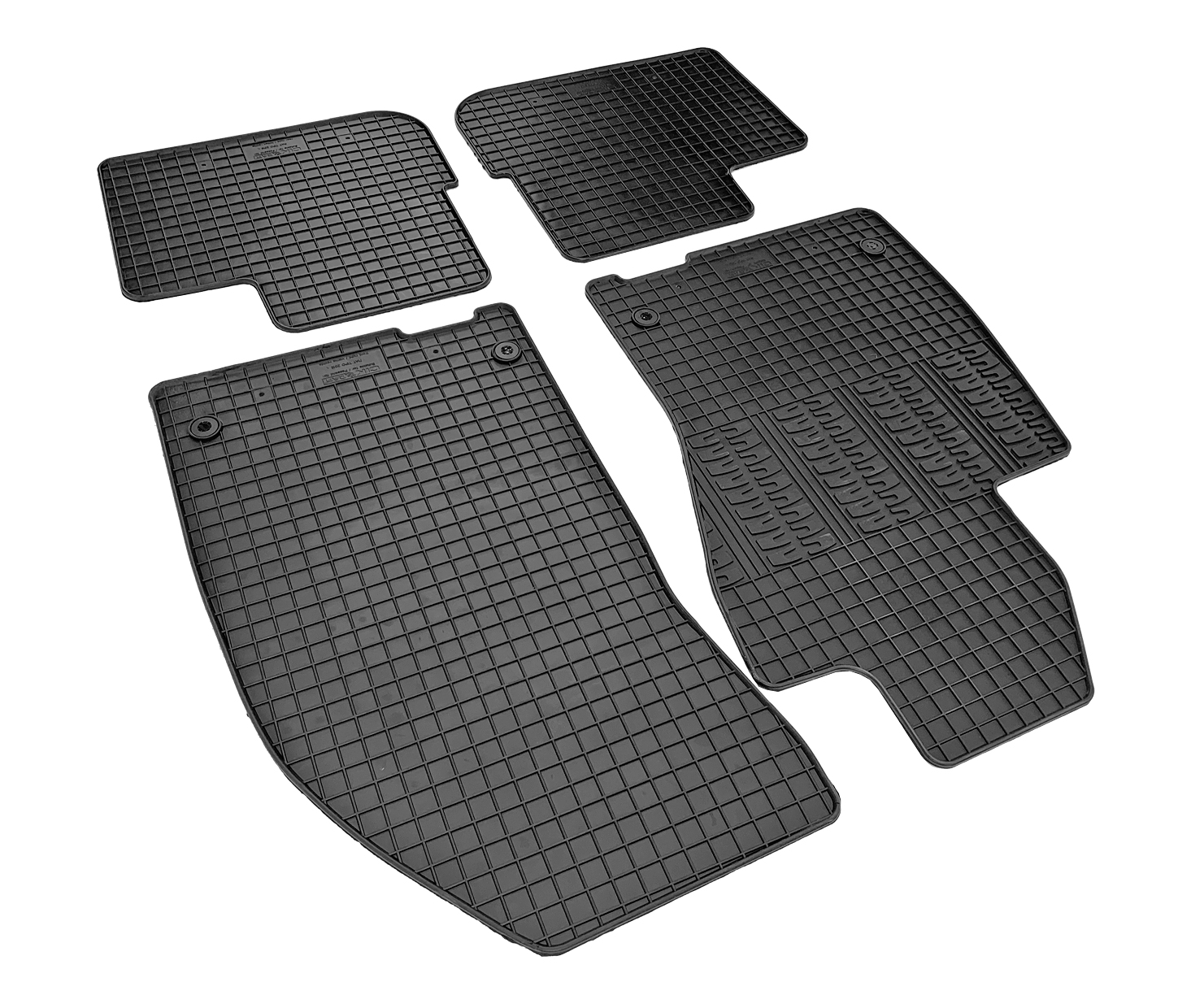 ΜΑΡΚΕ ΠΑΤΑΚΙΑ ΣΕ ΣΚΑΦΗ ΛΑΣΤΙΧΟ ΓΙΑ FIAT TIPO SEDAN 2015+ ΣΕ ΜΑΥΡΟ ΧΡΩΜΑ ΜΕ ΚΟΥΜΠΩΜΑΤΑ CIK - 4 ΤΕΜ.