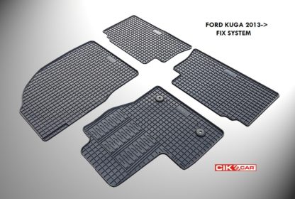 ΜΑΡΚΕ ΠΑΤΑΚΙΑ ΣΕ ΣΚΑΦΗ ΛΑΣΤΙΧΟ ΓΙΑ FORD KUGA 2013-2015 ΣΕ ΜΑΥΡΟ ΧΡΩΜΑ ΜΕ ΚΟΥΜΠΩΜΑΤΑ CIK - 4 ΤΕΜ.