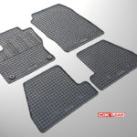 Cik - ΜΑΡΚΕ ΠΑΤΑΚΙΑ ΣΕ ΣΚΑΦΗ ΛΑΣΤΙΧΟ ΓΙΑ FORD FOCUS FACELIFT 2014-2018 ΣΕ ΜΑΥΡΟ ΧΡΩΜΑ ΜΕ ΚΟΥΜΠΩΜΑΤΑ - 4 ΤΕΜ. (RM.FO.0013/CK)