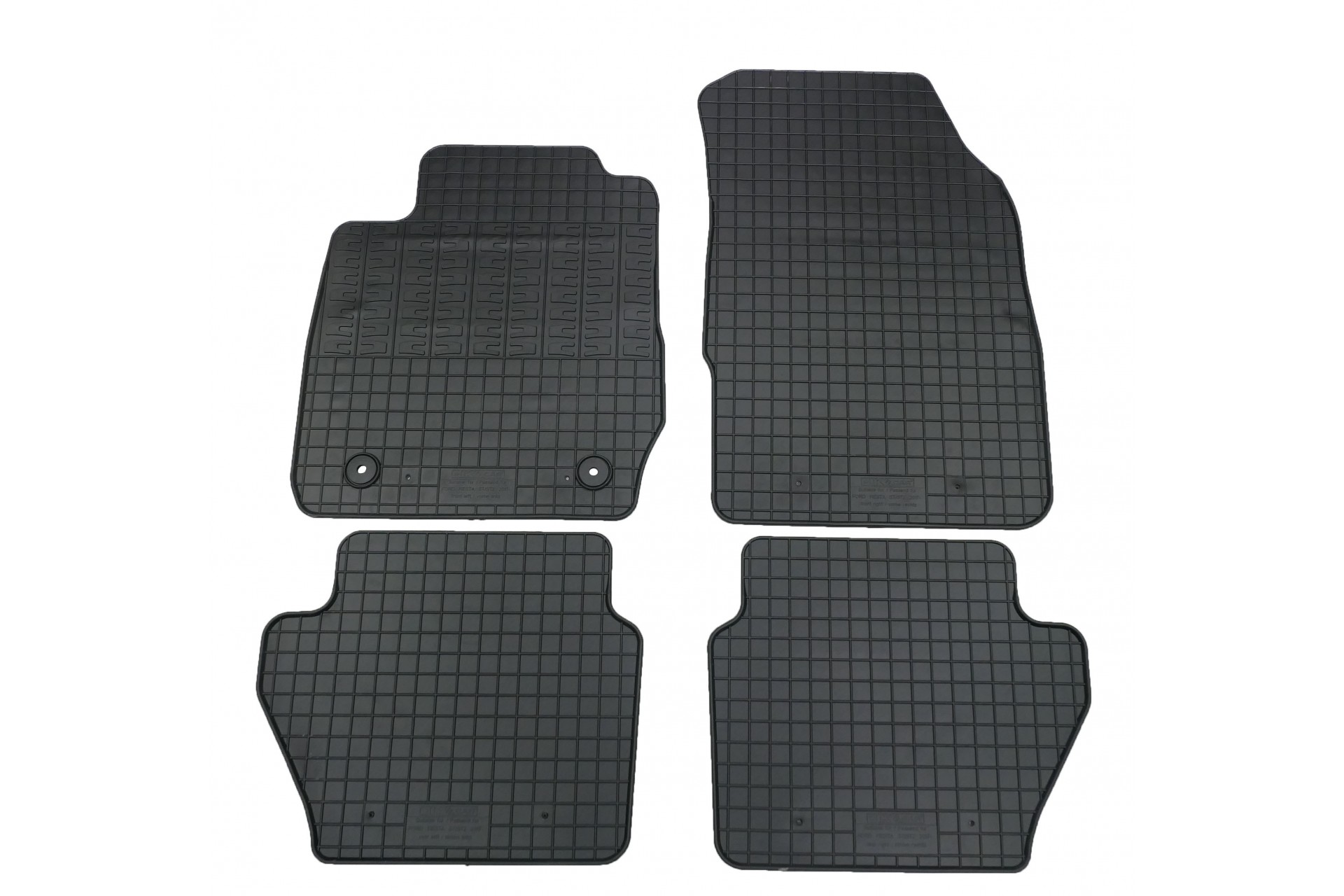 ΜΑΡΚΕ ΠΑΤΑΚΙΑ ΣΕ ΣΚΑΦΗ ΛΑΣΤΙΧΟ ΓΙΑ FORD FIESTA 3D / ST 5D / ST2 2017+ ΣΕ ΜΑΥΡΟ ΧΡΩΜΑ ΜΕ ΚΟΥΜΠΩΜΑΤΑ CIK - 4 ΤΕΜ.