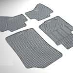 Cik - ΜΑΡΚΕ ΠΑΤΑΚΙΑ ΣΕ ΣΚΑΦΗ ΛΑΣΤΙΧΟ ΓΙΑ PEUGEOT 108 2014-2021 / CITROEN C1 2014-2021 ΣΕ ΜΑΥΡΟ ΧΡΩΜΑ ΜΕ ΚΟΥΜΠΩΜΑΤΑ - 4 ΤΕΜ. (RM.PE.0004/CK)