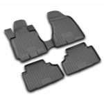 ΣΥΜΒΑΤΑ ΠΑΤΑΚΙΑ ΣΕ ΣΚΑΦΗ TPE ΛΑΣΤΙΧΟ ΓΙΑ NISSAN NAVARA D40 2010+  ΣΕ ΜΑΥΡΟ ΧΡΩΜΑ NOVLINE - 4 ΤΕΜ