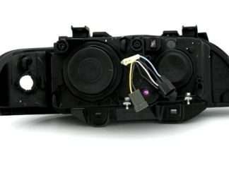 Φανάρια εμπρός angel eyes για BMW E39 (1995-2003) - μαύρα , με λάμπες (Η7) - σετ 2τμχ.