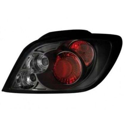 Πίσω φανάρια για Peugeot 307 (2001-2007) 3/5 πορτο - μαύρα - σετ 2τμχ.