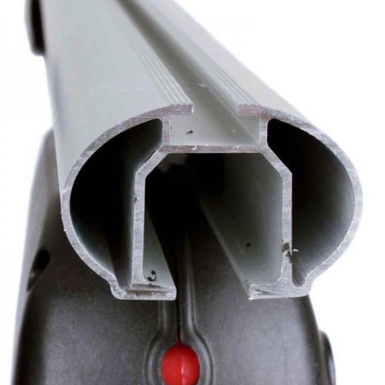 ΜΠΑΡΕΣ ΟΡΟΦΗΣ ΑΛΟΥΜΙΝΙΟΥ BRIO XL 135 cm ΣΕ ΑΣΗΜΙ ΧΡΩΜΑ ΓΙΑ ΟΡΟΦΗ ΜΕ RAISED RAILS MENABO - 2 ΤΕΜ.