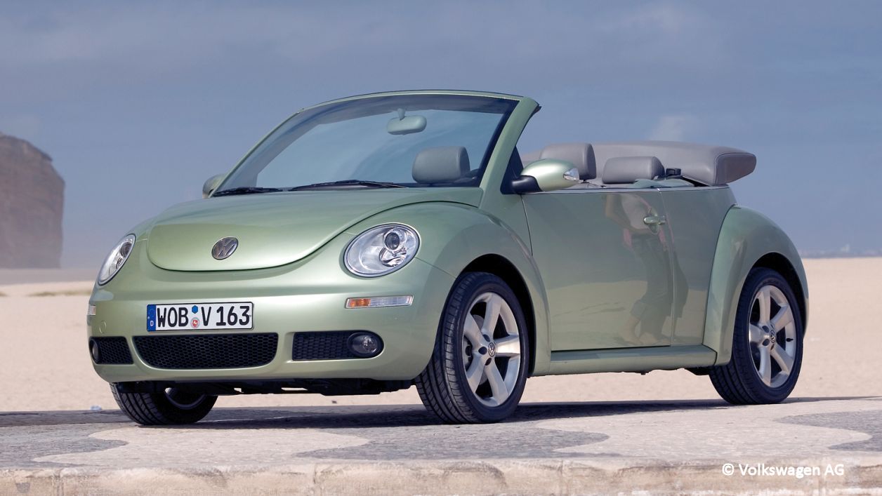 Κουκούλα αυτοκινήτου συμβατή με VW New Beetle Cabriolet (08/05 - 12/10) αδιάβροχη και με επένδυση 4129x1721x1502