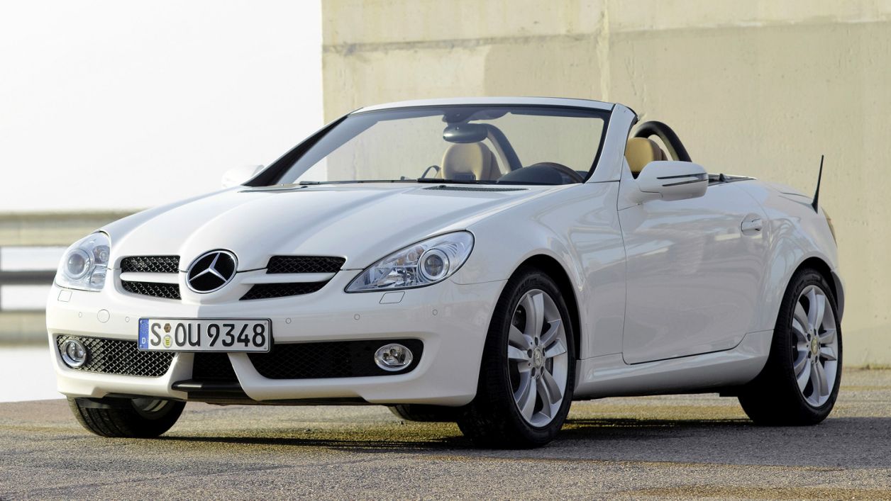 Κουκούλα αυτοκινήτου συμβατή με Mercedes-Benz SLK-Klasse (171) (04/04 - 01/11) αδιάβροχη και με επένδυση 4107x1777-1788x1296-1298