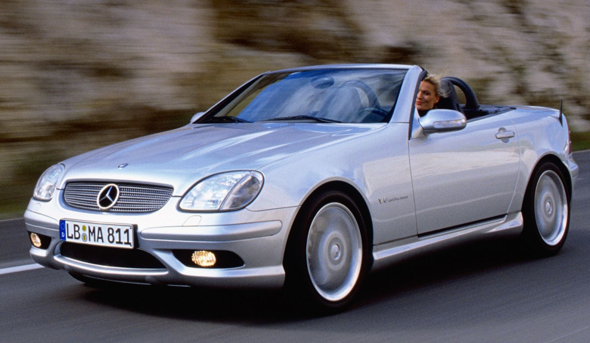 Κουκούλα αυτοκινήτου συμβατή με Mercedes-Benz SLK-Klasse (170) AMG (11/00 - 12/03) αδιάβροχη και με επένδυση 4010x1947x1291