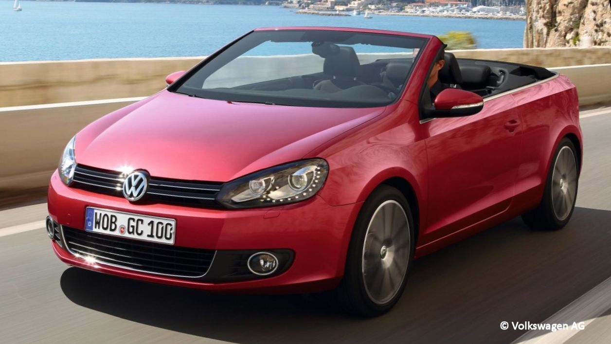 Κουκούλα αυτοκινήτου συμβατή με VW Golf (VI) Cabriolet (06/11 - 07/16) αδιάβροχη και με επένδυση 4246x1782x1423