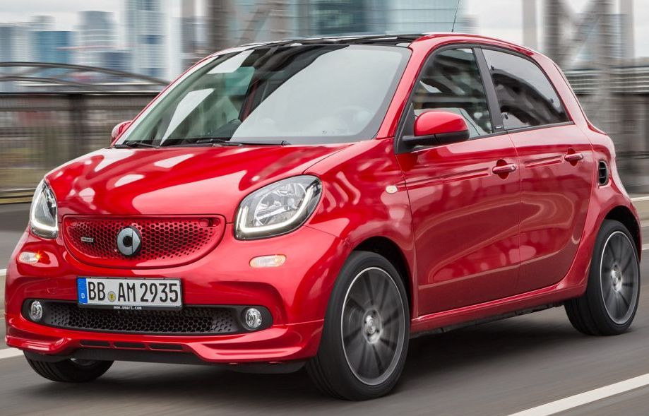 Κουκούλα αυτοκινήτου συμβατή με smart forfour (453) BRABUS (07/16 - 05/18) αδιάβροχη και με επένδυση 3525x1665x1543