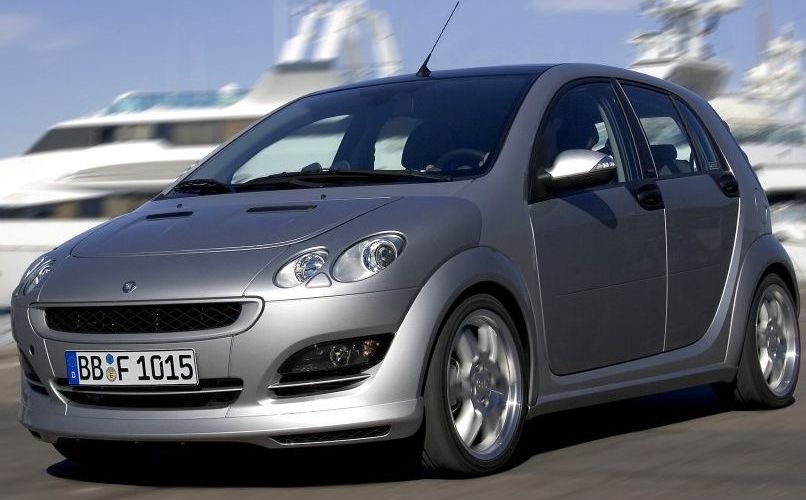 Κουκούλα αυτοκινήτου συμβατή με smart forfour (454) BRABUS (03/05 - 04/07) αδιάβροχη και με επένδυση 3752x1684x1450