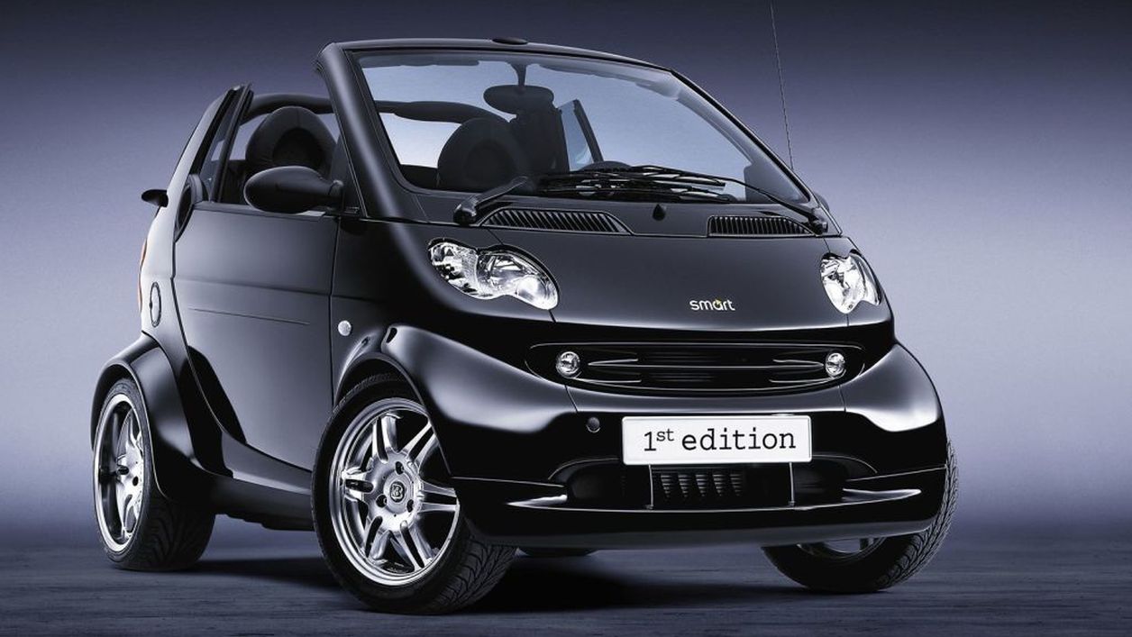 Κουκούλα αυτοκινήτου συμβατή με smart cabrio (450) BRABUS (06/02 - 12/03) αδιάβροχη και με επένδυση 2500x1537x1549