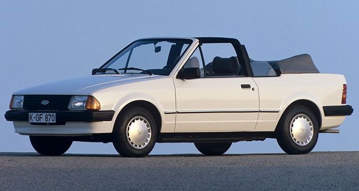 Κουκούλα αυτοκινήτου συμβατή με Ford Escort (III) Cabriolet (09/83 - 03/86) αδιάβροχη και με επένδυση 4010x1640x1403