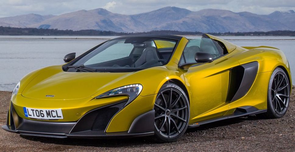 Κουκούλα αυτοκινήτου συμβατή με McLaren 675LT Spider (07/16 - 03/17) αδιάβροχη και με επένδυση 4512x1908x1203