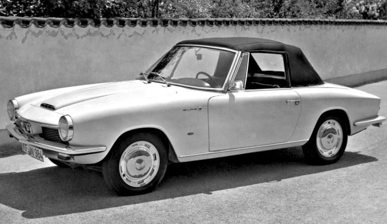 Κουκούλα αυτοκινήτου συμβατή με Glas GT Cabriolet (07/64 - 12/67) αδιάβροχη και με επένδυση 4050x1550x1280