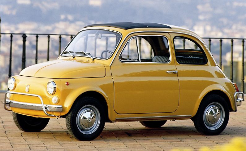 Κουκούλα αυτοκινήτου συμβατή με Fiat 500 (110) (10/57 - 06/75) αδιάβροχη και με επένδυση 2970x1320x1335-1350