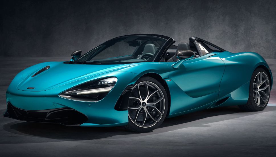 Κουκούλα αυτοκινήτου συμβατή με McLaren 720S Spider (03/19 - 04/23) αδιάβροχη και με επένδυση 4543x2161x1194