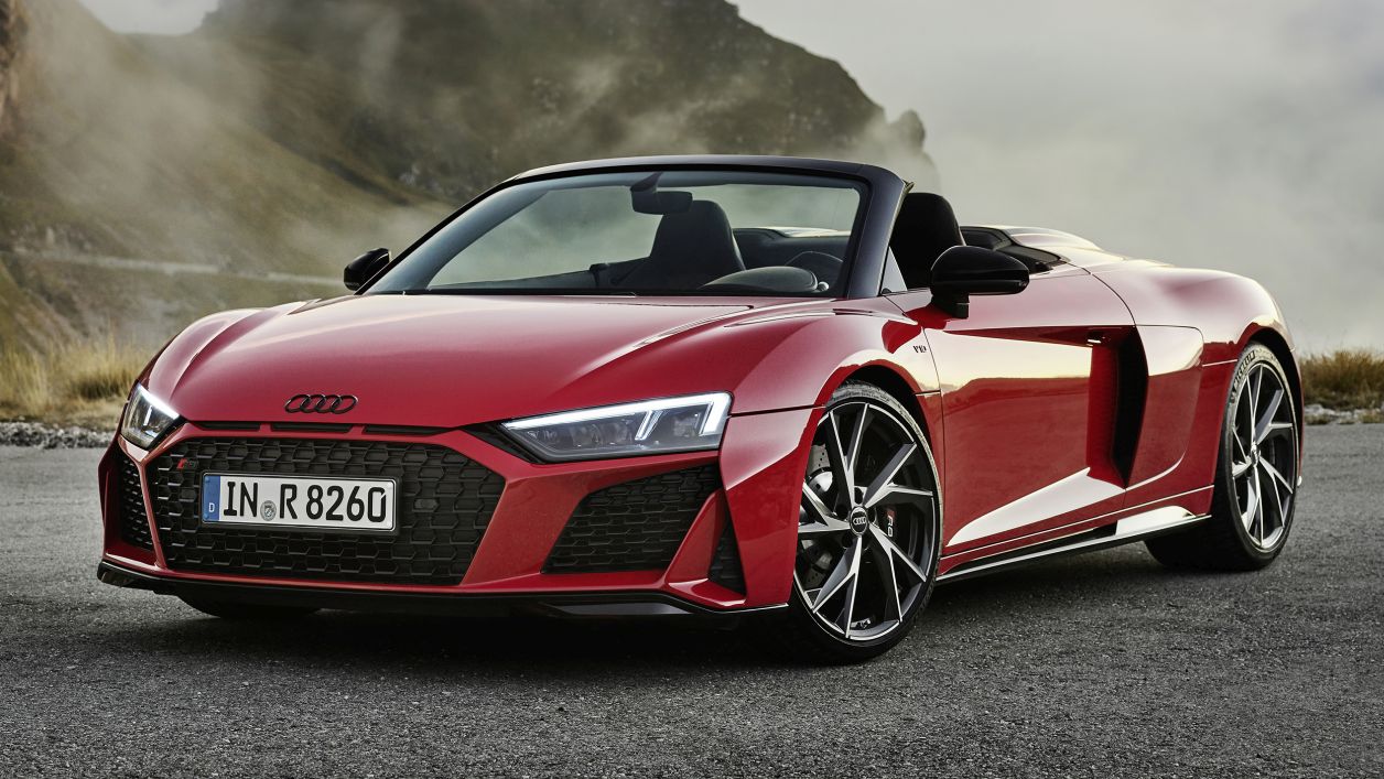 Κουκούλα αυτοκινήτου συμβατή με Audi R8 (4S) Spyder (ab 02/19) αδιάβροχη και με επένδυση 4429x1940x1242