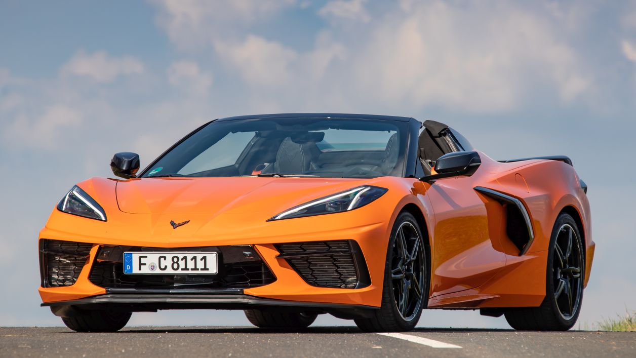 Κουκούλα αυτοκινήτου συμβατή με Chevrolet Corvette (C8) Stingray Cabriolet (ab 08/20) αδιάβροχη και με επένδυση 4634x1934x1234